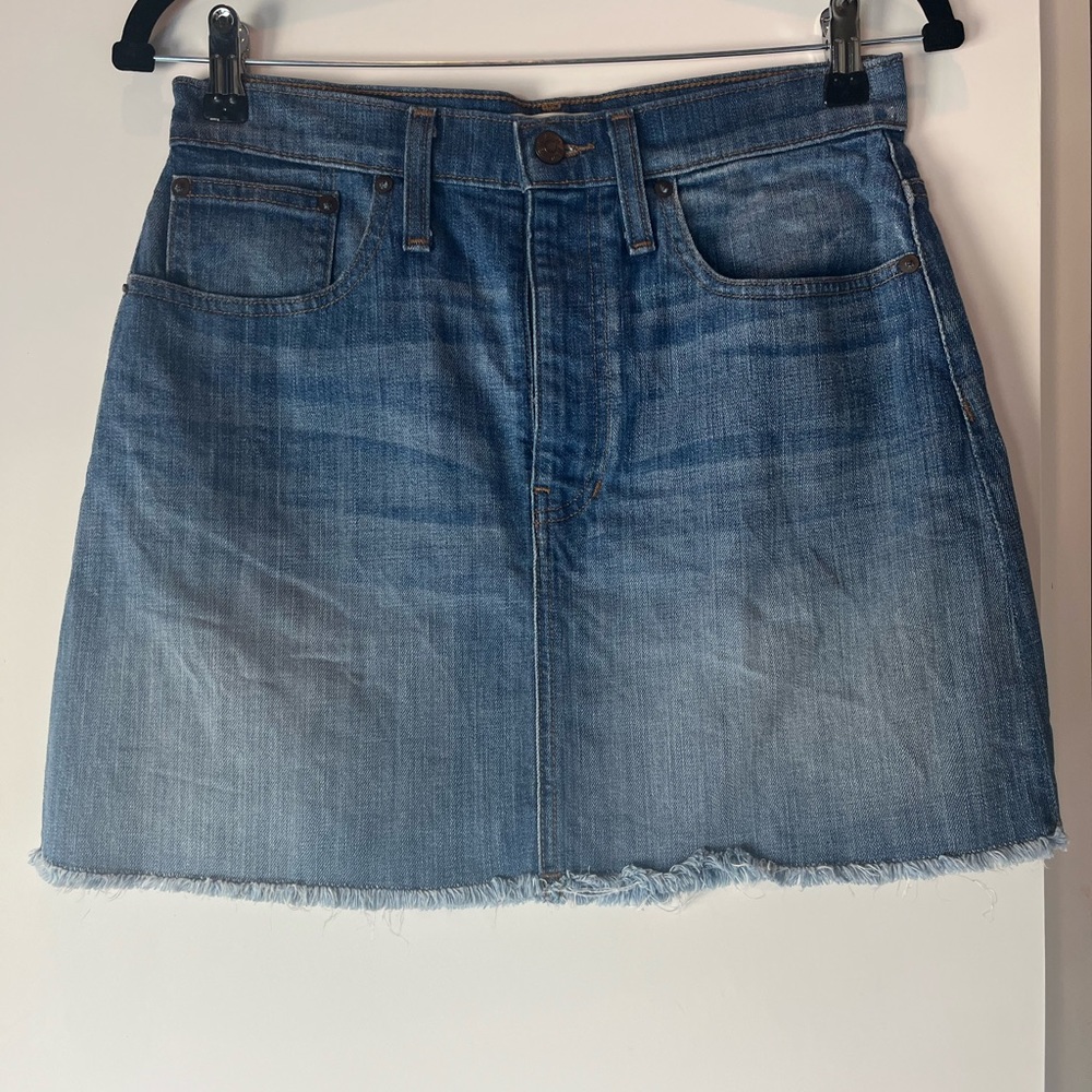 Madewell Jean Skirt Size 27